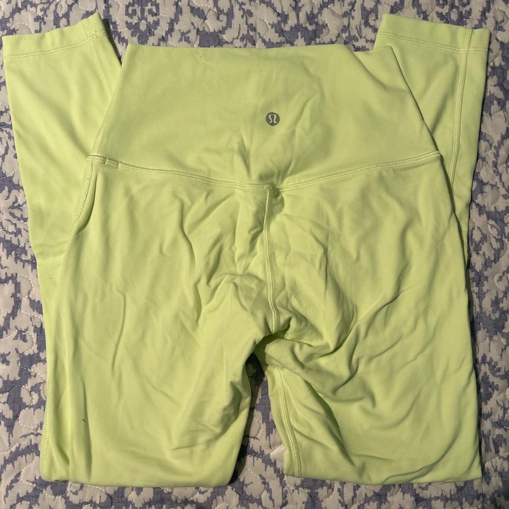 Lululemon neon leggings